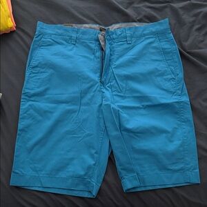 J. Crew Vibrant Blue Flat Front Shorts